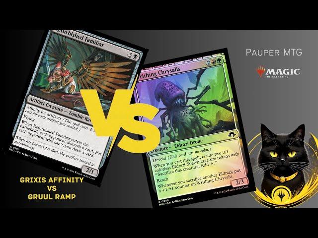 Grixis Affinity Vs Gruul Ramp [Pauper Gameplay]