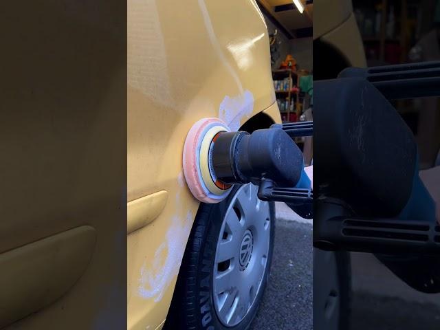 Fix paint scuff in under 2 minutes! #cardetailing #carrepair #vwfox #detailing #volkswagen