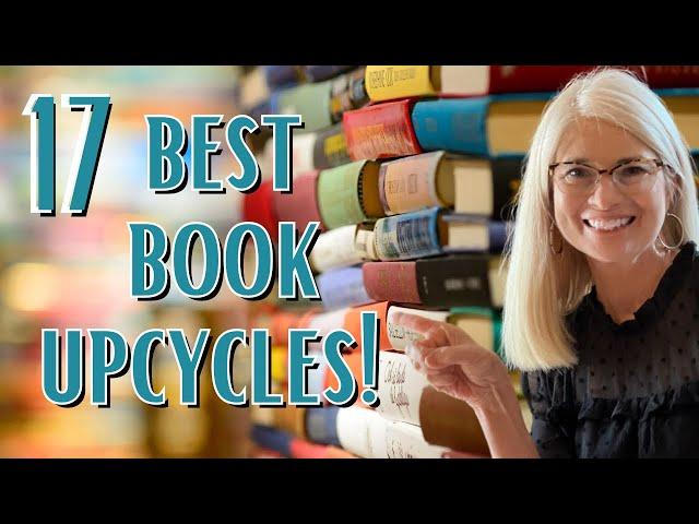 DIY 17 Unique Book Upcycling Ideas