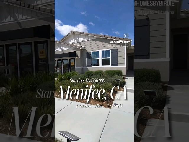 Starting at $556,000,| Menifee New Construction|  Buying a home in 2024|  KB HOMES Oak Shade #SHORTS