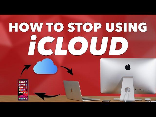 How to STOP using iCLOUD! - Guide to TURNING OFF iCloud syncing on your Apple device!