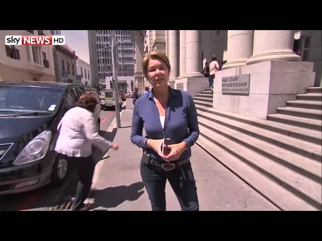 Sky News' Alex Crawford Reporting On Dewani Dismissal Application