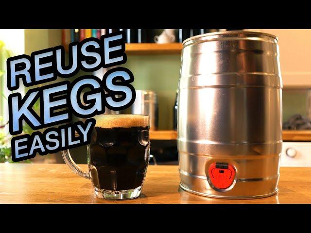 How to Easily Reuse Mini Kegs for Homebrew