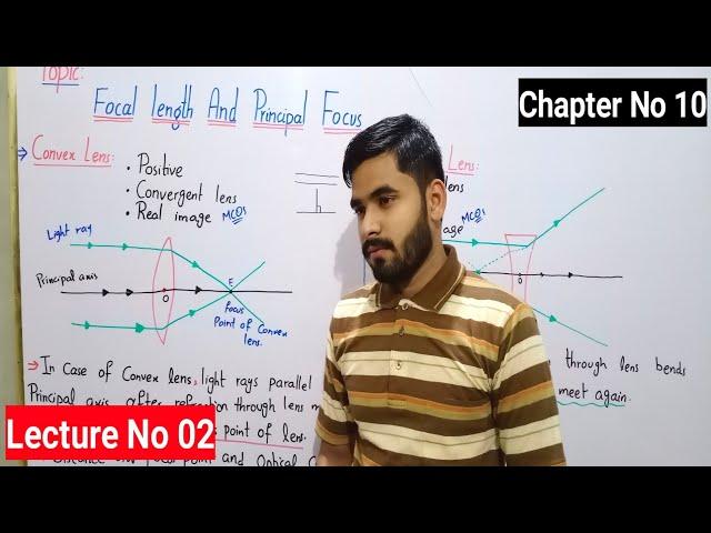 Focal Length And Principle Focus Class 8 In Urdu Hindi By Haider.Ali | Lecture No 02 | Chapter No 10