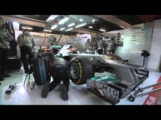 2012 MERCEDES AMG Team Launch - Footage