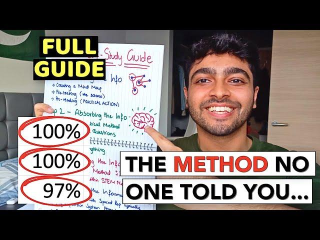 Med School TOPPER's SECRET to Studying Effectively (Detailed Breakdown)