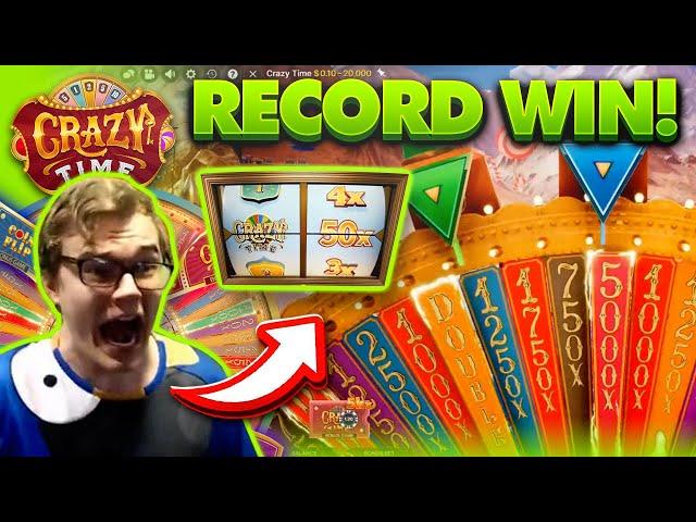 50X CRAZY TIME! BIGGEST WIN YET! Live Casino Games