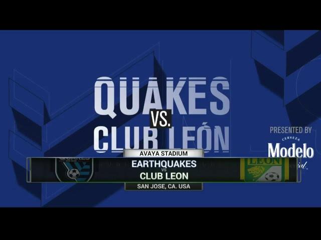 Live Stream:SJ Earthquakes vs Club León  Avaya Stadium