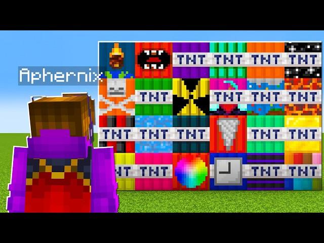 Minecraft'ta 100 ÖZEL TNT VAR!