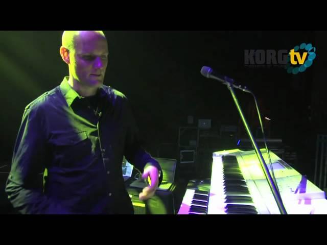 KORG TV / Backstage bei UNHEILIG: Der Graf + Keyboarder Henning Verlage mit KORG M3 XP, KP3 + R3