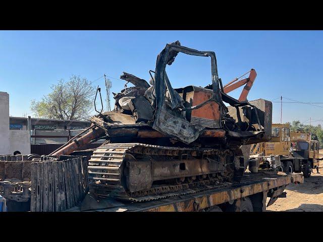 Excavator Dangerous Accident & Complete Restoration Process