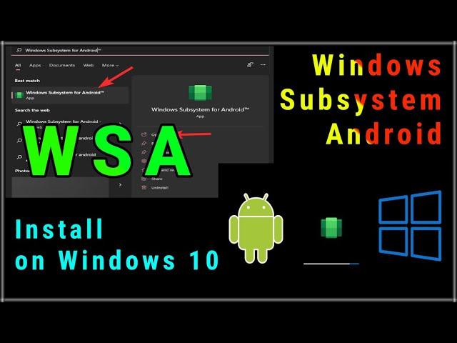 Windows Subsystem Android for Windows 10 with Magisk PlayStore Gapps | WSA install wndows 10 ROOT