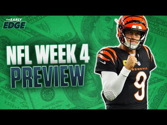 NFL Week 4 BEST BETS and PICKS | The Early Edge