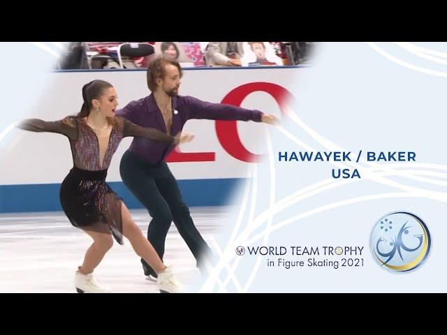 Hawayek / Baker (USA) | Ice Dance Rhythm Dance | ISU World Figure Skating Team Trophy