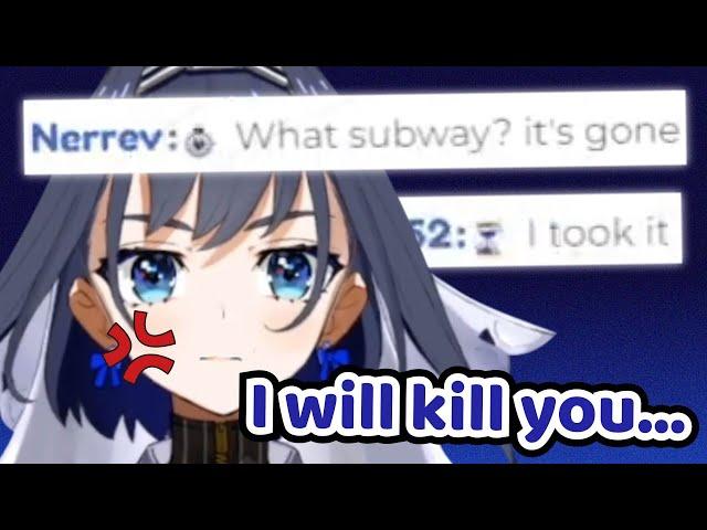 Nerrev The Clipper Caught on 4K Suffering From Kronii's Verbal Abuse【Hololive EN | Ouro Kronii】