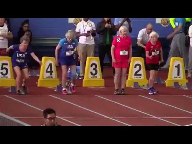 100-year-old and 102-year-old runners break world records