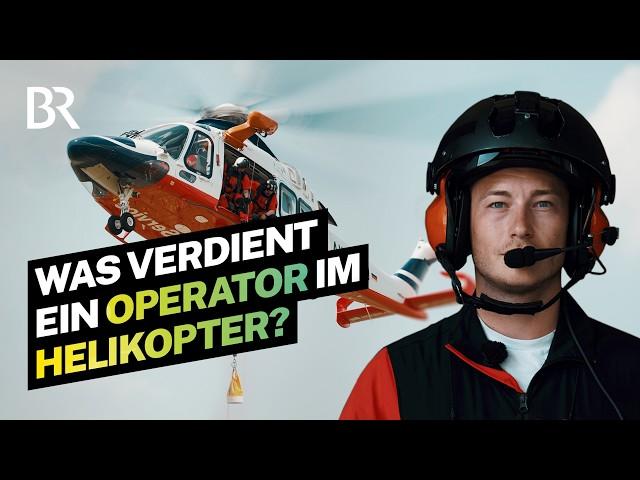 Job im Helikopter: Er bringt Techniker zum Offshore Windpark I Lohnt sich das? I BR