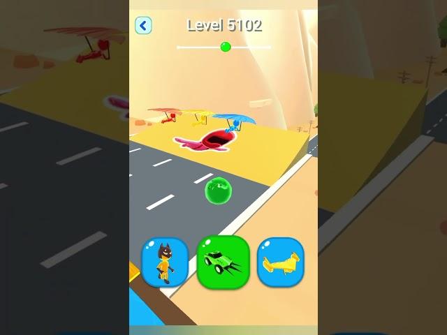 Shape shifting2 game level-5102  hyper casual game #shapeshifting  #gameplay #gaming #shortvideo