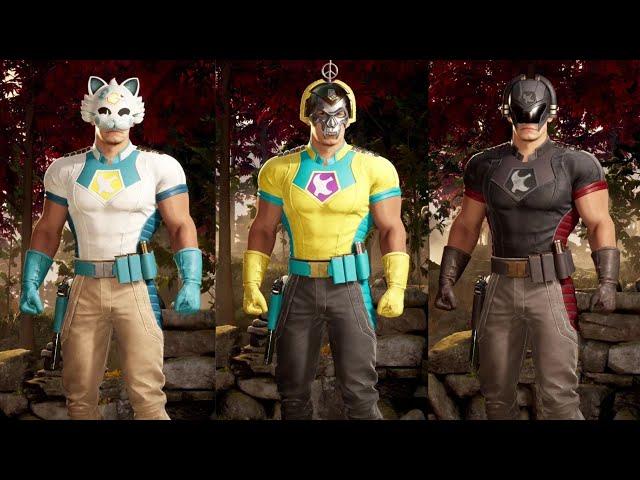 All Peacemaker Skins & Helmets Mortal Kombat 1