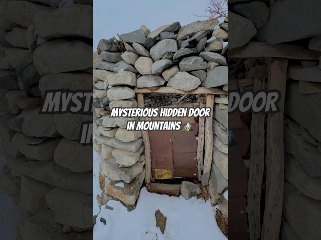 Mysterious Hidden Door in Mountains #AbandonedPlaces #HiddenVillage #MysteriousDoor #AncientHistory