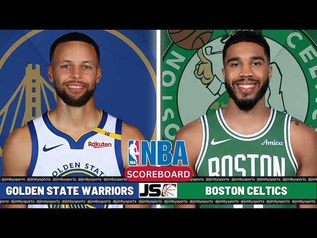 Golden State Warriors Vs Boston Celtics | NBA Live Play-By-Play Scoreboard 2024