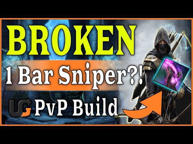 1 Bar Sniper is BROKEN!! Sniper  ESO Nightblade PvP Gold Road