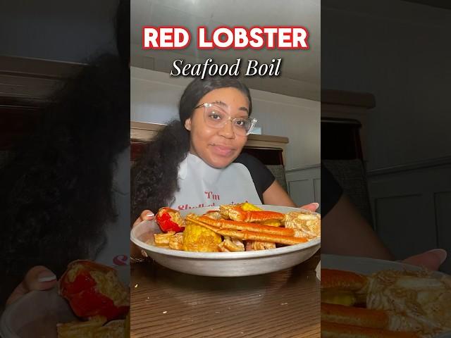 Trying the NEW Red Lobster Seafood Boil! Would you try this? #redlobster #seafoodboil