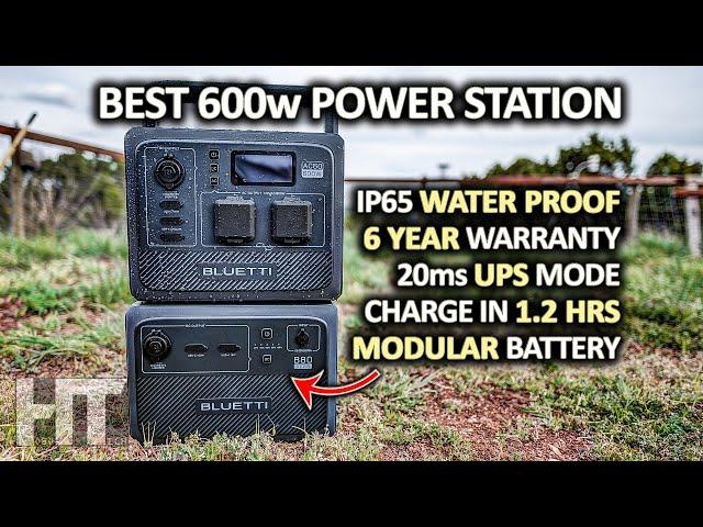 BLUETTI AC60 600w LiFePO4 UPS Modular Battery Power Station Solar Generator