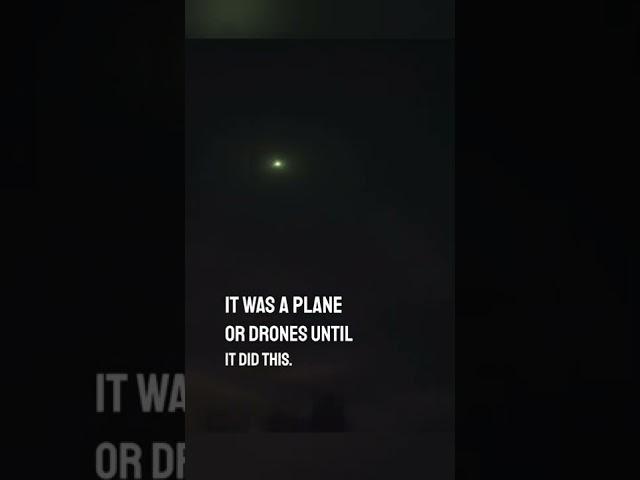 They filmed UFOs in the sky 