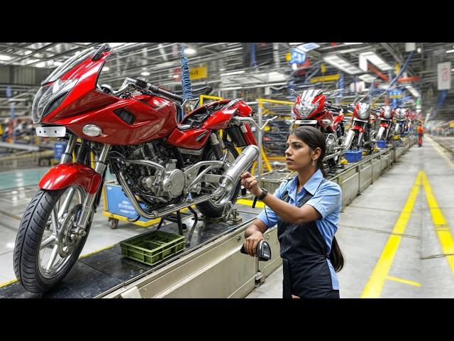 Bajaj Motorcycles Factory 2024: Manufacturing Indian Bike BAJAJ – Production & Assembly line