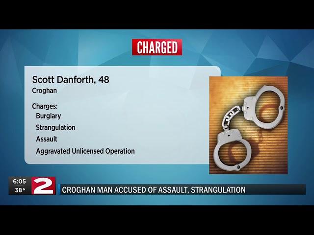 Croghan man arrested, charged with assault, strangulation