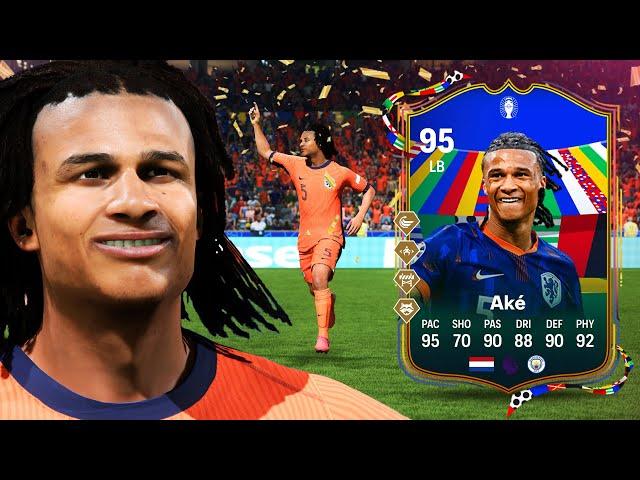 95 TOTT SBC Ake is the REAL DEAL?!  FC 24 Player Review