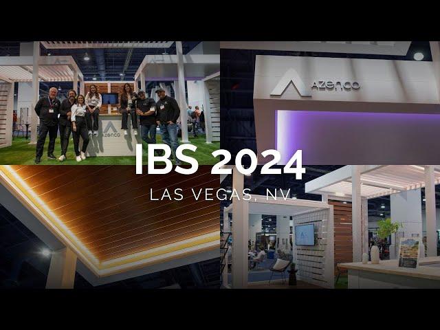 IBS 2024 Tradeshow Highlights - Azenco Outdoor's New Patented R-BREEZE™  Pergola Unveiled!