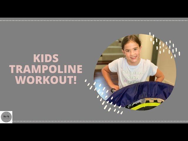 Rebounding Workout for Kids by Kids | 6 min Trampoline Workout (Kids Fitness)