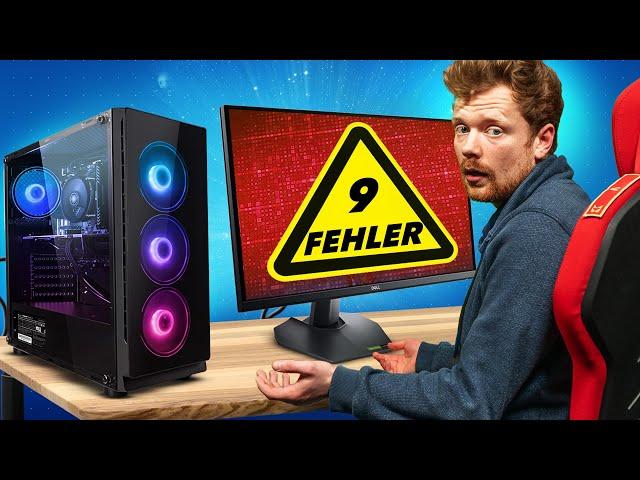 9 FEHLER, die jeder neue PC-GAMER macht!