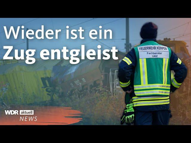 Güterzug in Kerpen entgleist: Warum häufen sich die Unfälle? | WDR Aktuelle Stunde