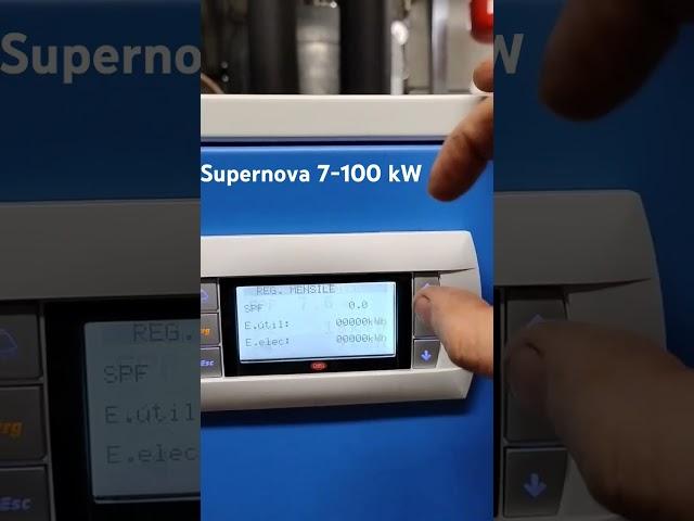 Avviamento pompa di calore GeoNord  supernova 7-100 kW #geotermia #heatpumps