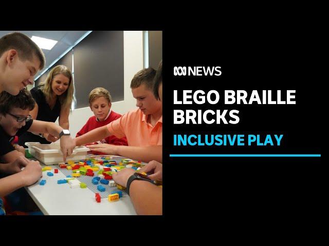 Braille Lego comes to Australia, helping kids with vision impairment to learn by touch | ABC News