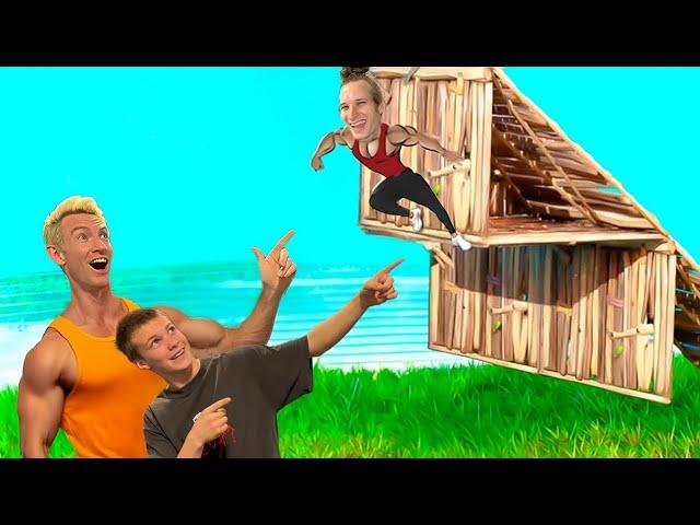 Doing FORTNITE PARKOUR in REAL LIFE!