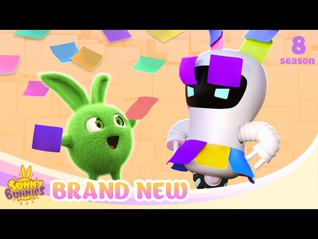 SUNNY BUNNIES - Sticky Stickers | BRAND NEW EPISODE | Season 8 | Cartoons for Kids