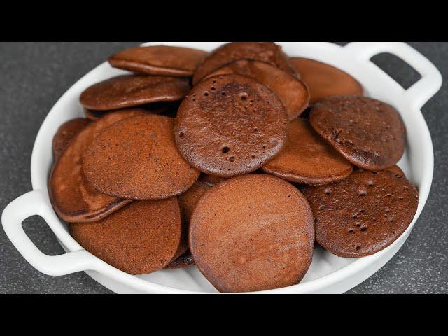 10 Min. Easy Mini Chocolate Pancake Recipe | Pancake Recipe | Simple & Quick Chocolate Pancake