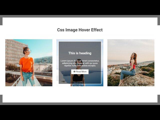 Css Image Hover Effect Using Html Css Only | Css Image Card Hover Effect