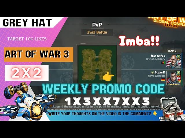 Art of War 3: Global Conflict | 2x2 Battle Review &  Promo Code Giveaway!