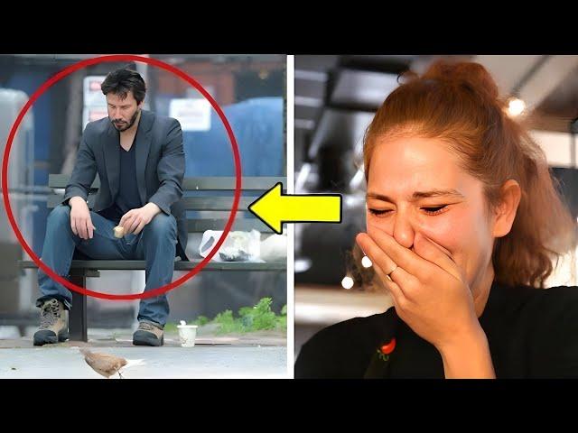 Waitress Fed a Homeless Man. She Was Shocked When She Discovered He Was Keanu Reeves