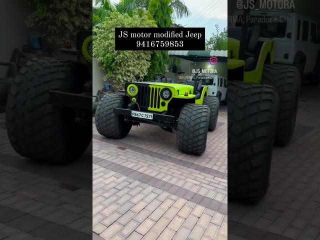 JS motor modified Jeep #mandi #dabwali #modified #jeep #usa#america #shortvideo#viralvideo #trending