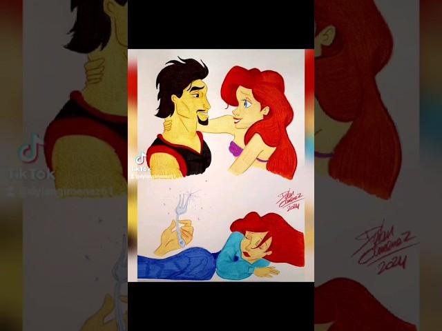 @TheWoodseyy #disney #creative #sinbad #ariel #satisfying #art #animeart #couple #love #viral