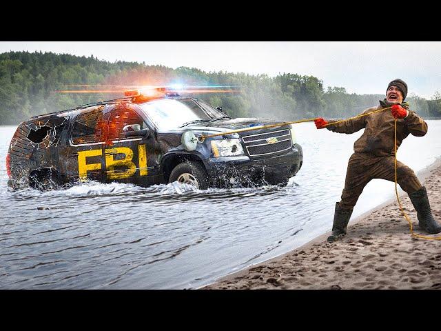 Found Police Vehicle Underwater While Magnet Fishing! FEDS INVOLVED