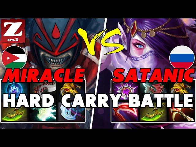 MIRACLE (BLOODSEEKER) vs SATANIC (TEMPLAR ASSASSIN) - Epic Battle Of Hard Carry Dota 2 - Z Dota 2