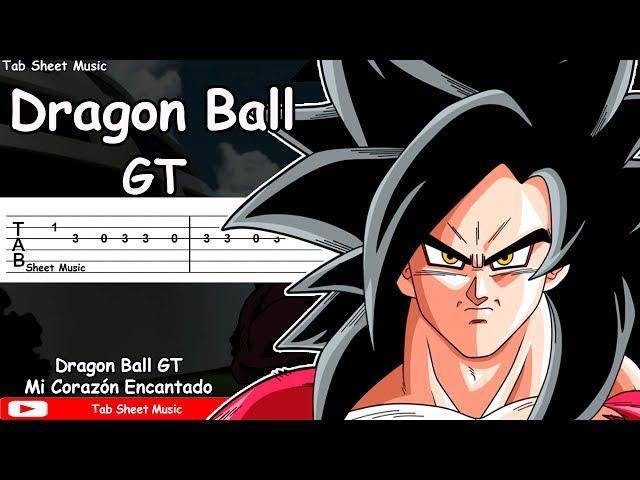 Dragon Ball GT OP - Dan Dan Kokoro Hikareteku Guitar Tutorial