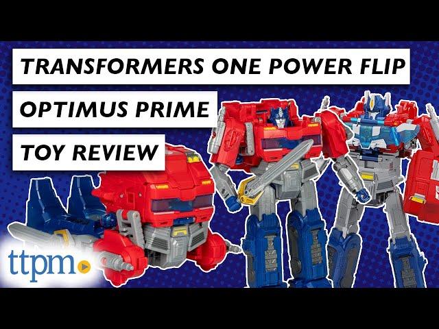 NEW 4-in-1 Transformers One Power Flip Optimus Prime!